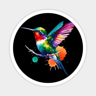 Watercolor Hummingbird Magnet